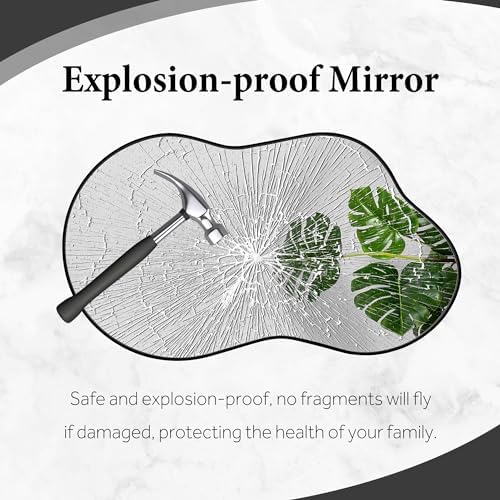 Bathroom Mirror for Over Sink-Black Home Decor Wall Mirror 24"x 36" Single - Image 6