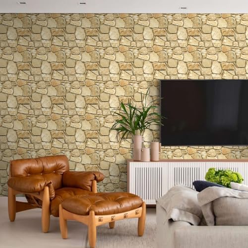 COMSTICKC 3D Faux Stone Wall Panel Peel and Stick Wall Stickers - Image 6
