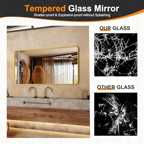 Delma Bathroom Vanity Mirror - Image 7