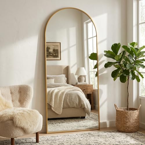 57"x18" Floor Mirror Full Length, Arched Full Length Mirror - Image 6