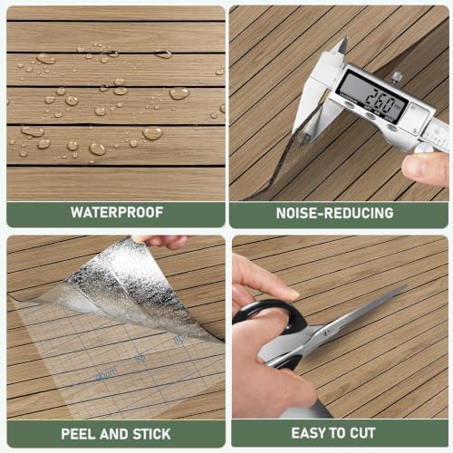 ReWallpaper Warm Brown Wood Wall Panels Peel and Stick 3D Fluted Paneling - Image 6