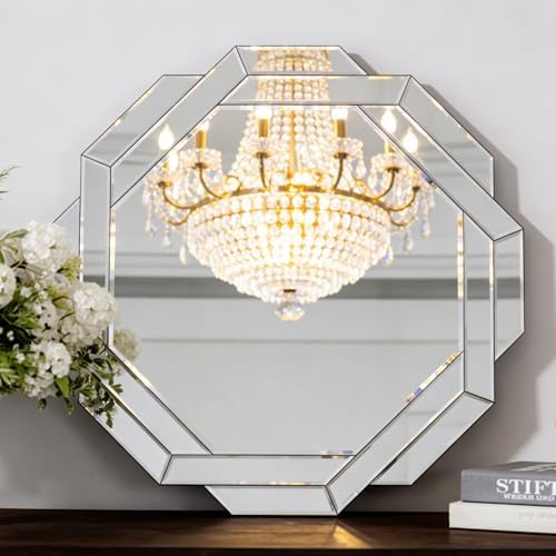 Chende 32" x 32" Large Wall Mirror - Image 6