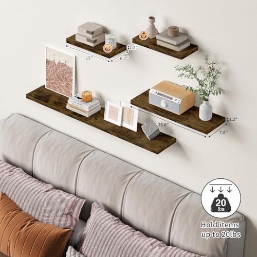 24 Inch Rustic Floating Shelves - Image 6