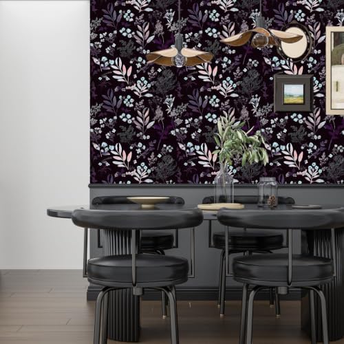 Laatse Vintage Floral Peel and Stick Wallpaper 17.5'' x 118'' - Image 4