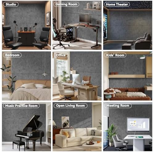 V-Groove Slatted Acoustic Wall Panels 31.2 Sq Ft - Image 6
