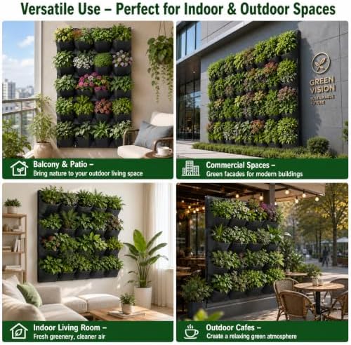 Self Watering Wall Planter | 36 Pots Vertical Garden Planter - Image 6