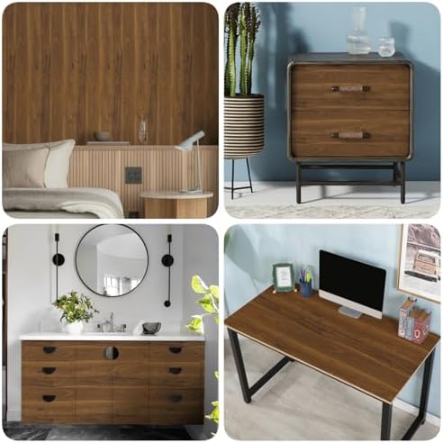 Wood Contact Paper Peel and Stick Thicken Vintage Wood Grain Wallpaper - Image 6
