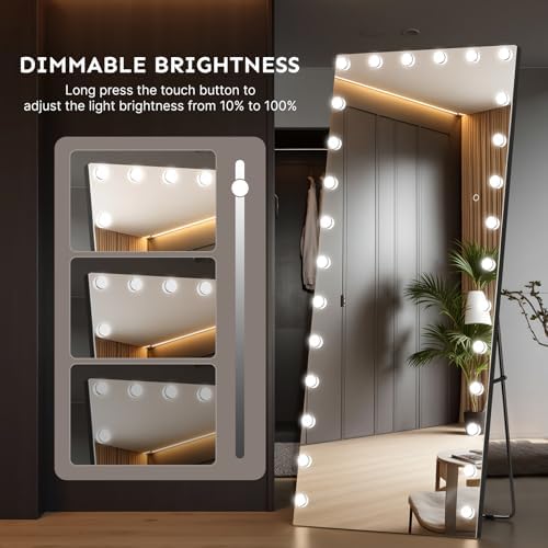 Kosmonia 82"x36" Hollywood Full Length Mirror - Image 7