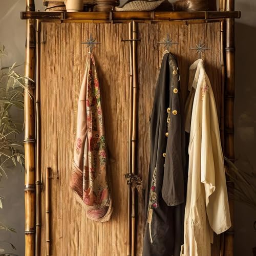 3 Pcs Cast Iron 8 Pointed Atomic Starburst Cute Wall Hooks - Image 6