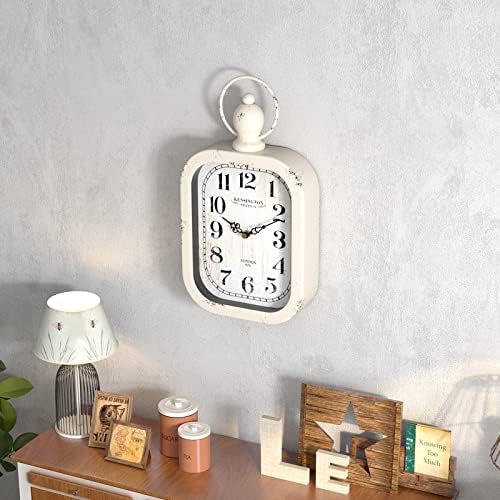 Menterry Small Retro Rectangle Wall Clock - Image 6
