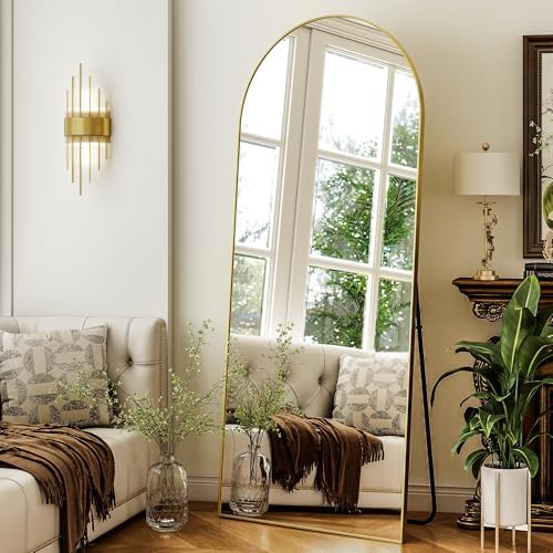 Arched Full Length Mirror 64"x21" Leaning Hanging - Image 6