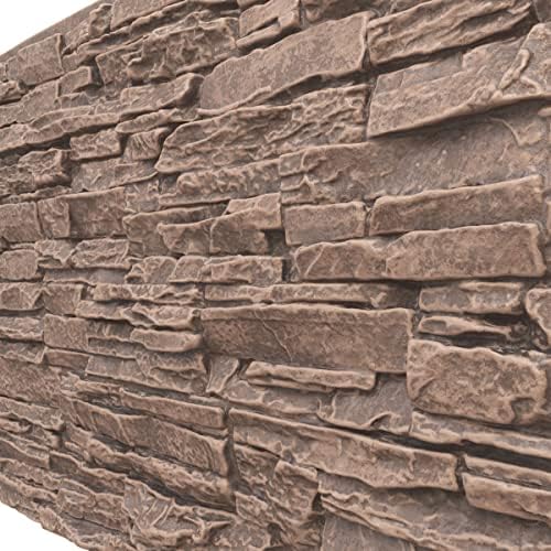 EverStone Canyon Ridge Faux Stone Panel, 45 3/4"W x 24 1/2"H x 1 1/4"D - Image 7