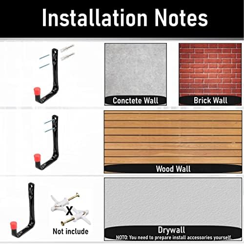 12 Pack Garage Hooks, 3.5Inch Utility Hooks, Heavy Duty Garage Storage Wall - Image 7
