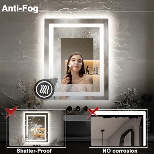 EchosLife 24"x36" LED Bathroom Mirrors - Image 6