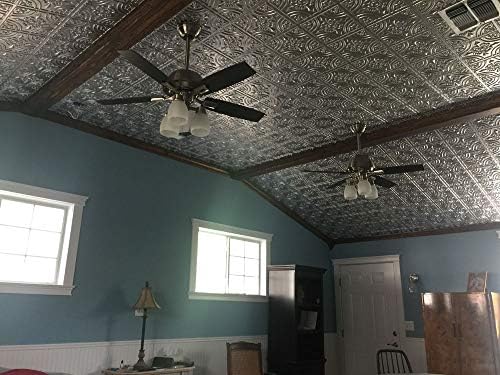 From Plain To Beautiful In Hours 205 Wrought Iron PVC Ceiling Tiles 2x2 ft - Image 6