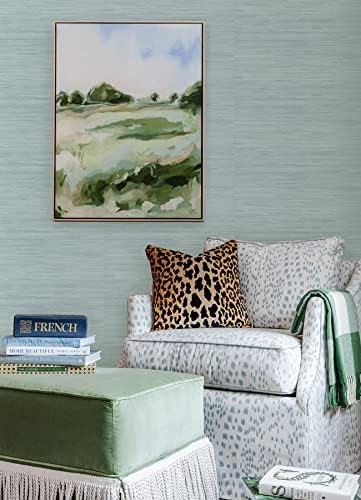 NuWallpaper x Society Social Classic Faux Grasscloth Peel and Stick Wallpaper - Image 5