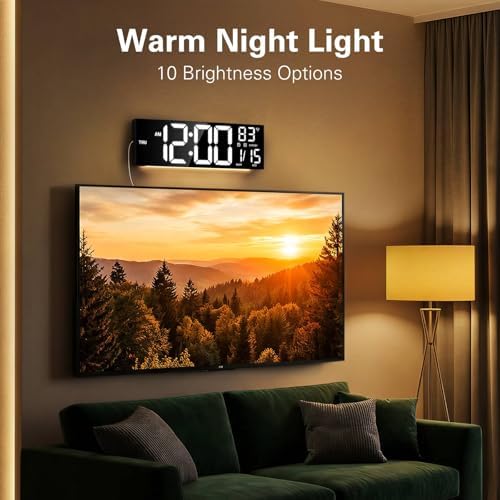 JALL 16" Large Digital Wall Clock - Image 6