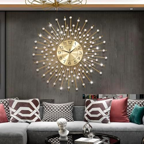 Extra Large Wall Clocks for Living Room Big Modern Clock Silent - Image 6