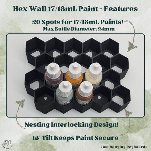 Hex Wall Mount Paint Dropper Holder – Compatible - Image 7
