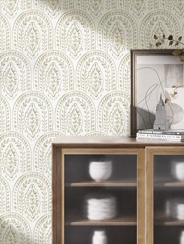 Boho Peel and Stick Wallpaper Removable Wall Paper Neutral Contact Paper - Image 6