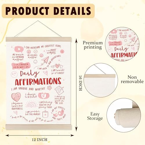 Welshower Inspirational Daily Affirmation Poster Hanger Frame, 12x16 Inch - Image 6