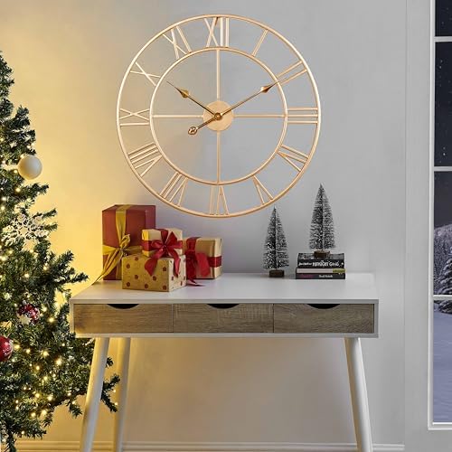 CLXEAST Silent 24 Inch Wall Clock - Image 6