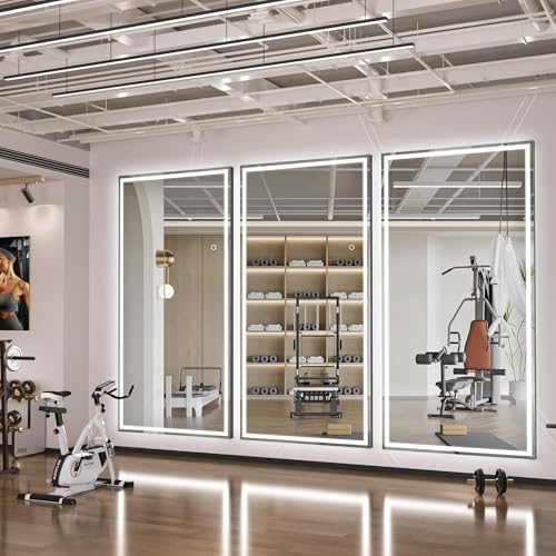 Hasipu Full Length Mirror with Lights, 66.9" x 23.6" LED Lighted Floor Standing - Image 7