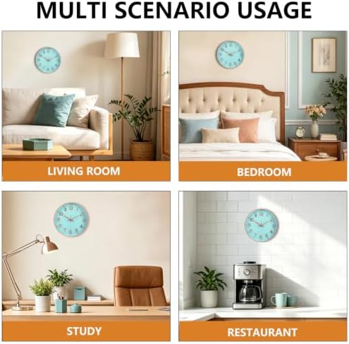 14Inch Silent Analog Wall Clock Non Ticking Clocks - Image 7