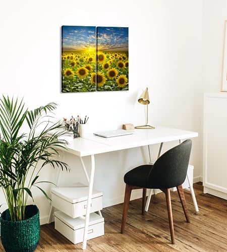 Sunflower Canvas Wall Art Decor - Image 7