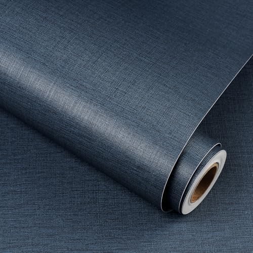 YENHOME 30"X200" Thick Textured Peel and Stick Wallpaper Grasscloth Peel and - Image 7