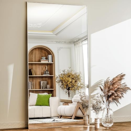 GLSLAND 76"x34" Full Length Mirror Extra Large Hanging or Leaning Rectangle - Image 7