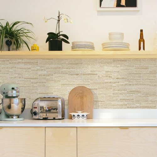 STICKGOO 10-Sheet Backsplash Peel and Stick Subway Tile - Image 7