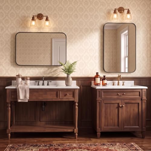 2-Pack 20X30 Inch Bathroom Mirror, Rectangle Aluminum Frame Mirror Anti-Rust - Image 7