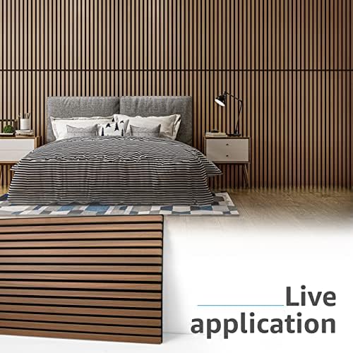Art3d 2-Pack Fluted Acoustic Wood Slat Wall Panel, 47.2 x 23.6 Inch - Image 6
