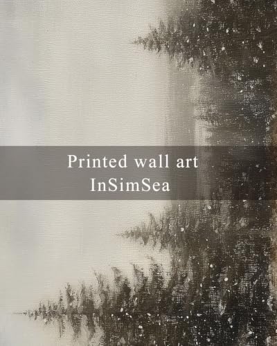 InSimSea Framed Canvas Wall Art winter scene - Image 7