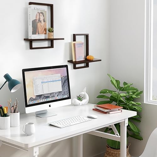 Floating Shelves for Wall, Decorative Wall Shelves, Plants Shelf Framed - Image 6