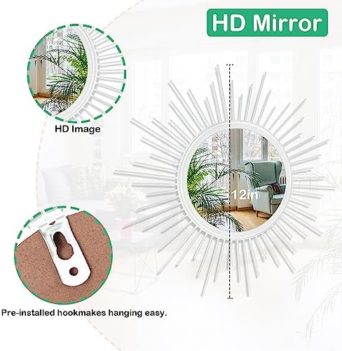 Mirror Wall Decor White Mirrors - Image 7