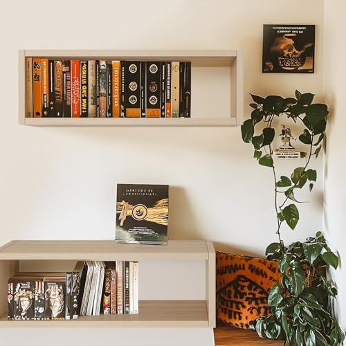 Kaboon 24in Floating Cube Shelves Set of 2, Display Shelves Wall Mount - Image 7