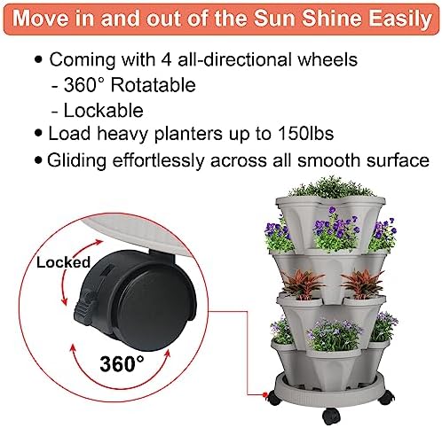 GameXcel Vertical Planter Tower - Image 6