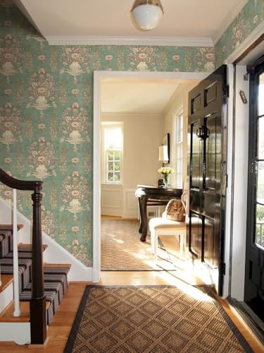 Orainege Floral Wallpaper Peel and Stick Wallpaper Modern Contact Paper - Image 7