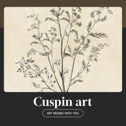 Framed Vintage Neutral Botanical Wall Art - Image 7