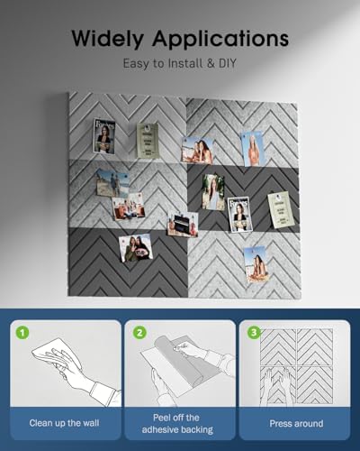 Sound Proof Foam Panels for Walls Self-Adhesive, 12 Pack 12" X 12" - Image 6