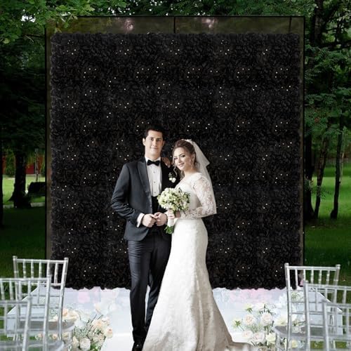 3D Flower Wall Backdrop 12 Pcs 15×15 Inch Black Dahlia - Image 6