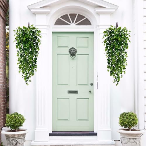 Waipfaru 8Pcs Fake Hanging Plants 2.7FT Fake Plants Fake Vines Greenery - Image 7