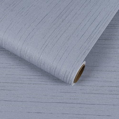 VaryStyle Blue Grasscloth Wallpaper Textured Grass Cloth Peel and Stick - Image 7