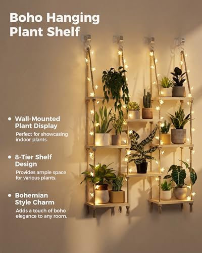 Bamworld Hanging Shelves 8Tiers - Image 6