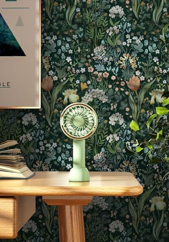 Toduso Peel and Stick Wallpaper Vintage Wall Paper Green Floral Contact Paper - Image 6