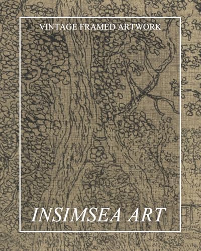InSimSea Extra Large Framed Vintage Wall Art, Rustic Forest Sketch - Image 7