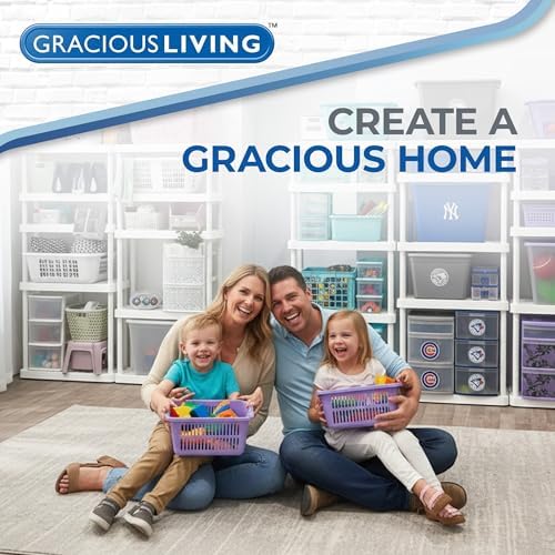 Gracious Living 2-Pack 5 Shelf Unit, Storage Shelves and Rack - Image 6
