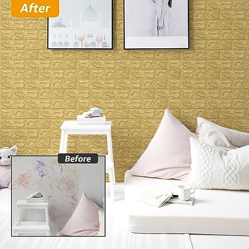 Art3d 29-Pack Peel and Stick Brick Foam 3D Wall Panels, 29 sq.ft - Image 7